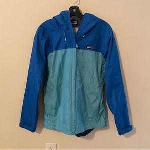 Patagonia Blue Torrentshell Jacket Colorblock